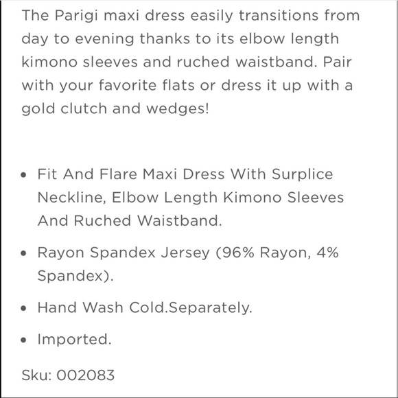 NEW• LILY PULITZER PARIGI MAXI DRESS - Picture 4 of 6